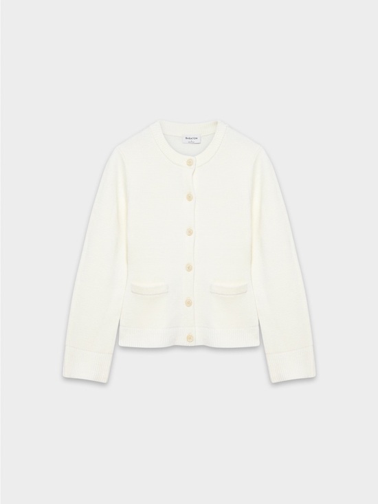Aritzia Sweaters - NWT - Aritzia Babaton Meraki Merino Wool Cardigan - Avorio - Small *Small Hole*